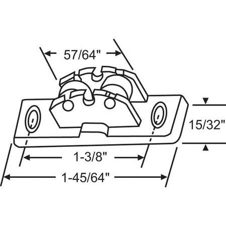 Sliding Window Roller Assembly